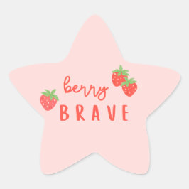 berry brave childhood cancer sick kids cute ster sticker