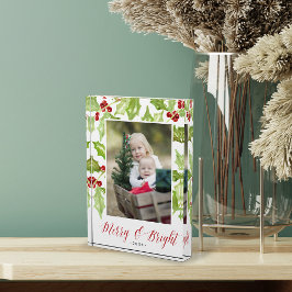 Berry & Bright Holiday Photo Block Fotoblokken