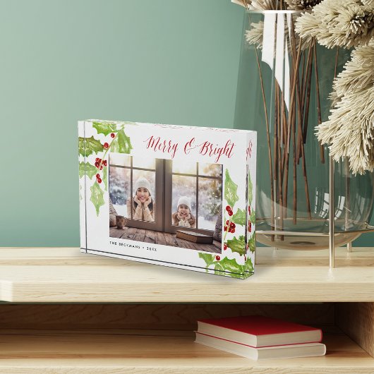 Berry & Bright Holiday Photo Block Fotoblokken
