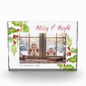 Berry & Bright Holiday Photo Block Fotoblokken (Voorkant)