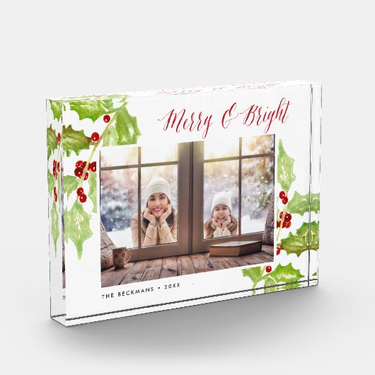 Berry & Bright Holiday Photo Block Fotoblokken (Links)