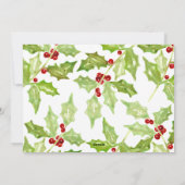 Berry & Bright | Vakantieknopkaart Feestdagenkaart (Achterkant)