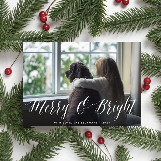 Berry & Bright | Vakantieknopkaart Feestdagenkaart