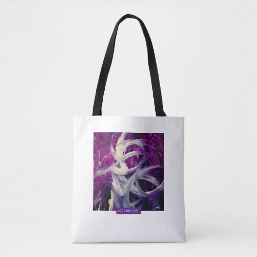 Berry&Brush, Abstract Art Tote Bag (Voorkant)