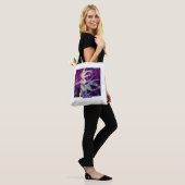 Berry&Brush, Abstract Art Tote Bag (Op model)