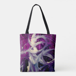 Berry&Brush, Abstract Art Tote Bag
