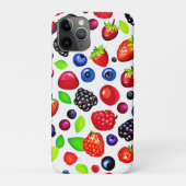 Berry Burst: fruitig patroon Case-Mate iPhone Case (Achterkant)