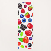 Berry Burst: fruitig patroon Yogamat (Voorkant)