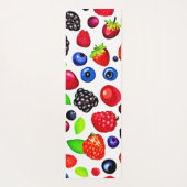 Berry Burst: fruitig patroon Yogamat (Achterkant)