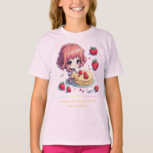 Berry-chan :Cotton Candy Friends T-shirt (Voorkant)