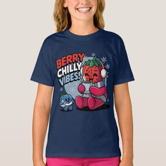 Berry Chill Vibes T-shirt (Voorkant)