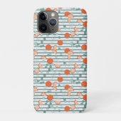 Berry Citrus - donkergroene strepen Case-Mate iPhone Case (Achterkant)