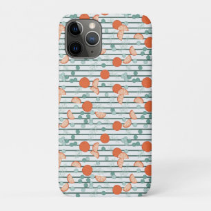 Berry Citrus - donkergroene strepen Case-Mate iPhone Case