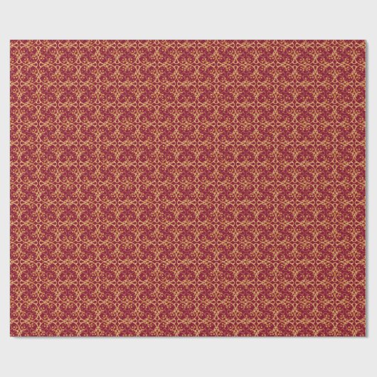 Berry Cluster Wrapping Paper - Red Cadeaupapier (Vlak)