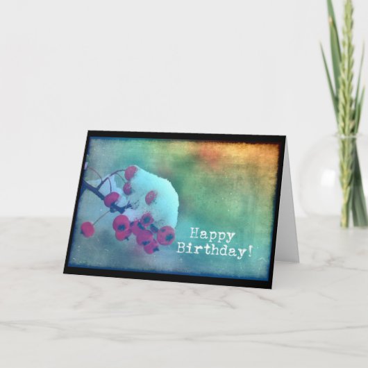 Berry Cold, geboortedag Kaart (Voorkant)