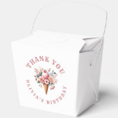 Berry Cool Happy Birthday Ice Cream Party Bedankdoosjes (Voorkant)