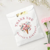 Berry Cool Happy Birthday Ice Cream Party Bedankzakje (Gezegeld)