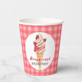 Berry Cool Verjaardag Papieren Bekers (Voorkant)