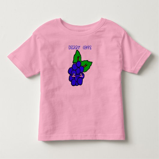 Berry Cute Blueberry Kinder Shirts (Voorkant)