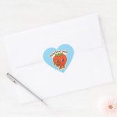 Berry Cute Button Hart Sticker (Envelop)
