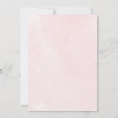 Berry Cute First Birthday Invitation • Strawberry  Kaart (Achterkant)