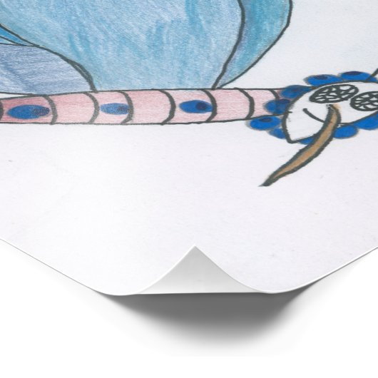 Berry de bosbessenvlinder foto afdruk (Hoek)