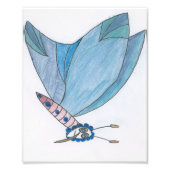 Berry de bosbessenvlinder foto afdruk (Voorkant)