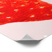 Berry eerste 1e aardbeienverjaardag welkom poster (Hoek)