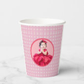 Berry Eerste 1e Verjaardag Papieren Bekers (Achterkant)