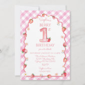 Berry Eerste 1e Verjaardagsgolf Kaart (Voorkant)