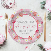 Berry Eerste 1e Verjaardagspapier Bord