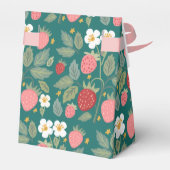 Berry eerste aardbei bedankdoosjes (Achterkant)