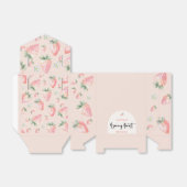 Berry eerste aardbei kinderen verjaardag bedankdoosjes (Uitgevouwen)