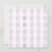 Berry Eerste Aardbei Mand Meisje 1e Verjaardag Kaart (Achterkant)