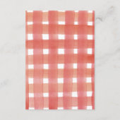 Berry Eerste Aardbei Meisje Eerste Verjaardagsfees Bedankkaart (Achterkant)