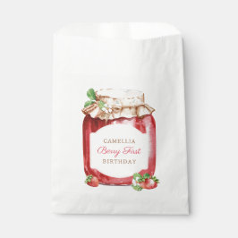 Berry Eerste Aardbeien Jam 1e Verjaardagsfeest Bedankzakje