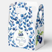 Berry eerste Blueberry 1e verjaardagsfeestje Bedankdoosjes (Geopend)