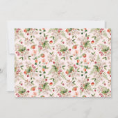 Berry eerste foto verjaardagsuitnodiging kaart (Achterkant)