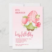 Berry Eerste Schattigee Gnome 1e Verjaardag Kaart (Voorkant)