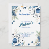 Berry eerste verjaardag! 1e Jubileum Partij Kaart (Voorkant)