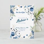 Berry eerste verjaardag! 1e Jubileum Partij Kaart (Staand voorkant)