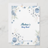 Berry eerste verjaardag! 1e Jubileum Partij Kaart (Achterkant)