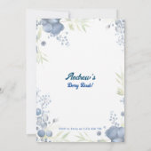 Berry eerste verjaardag! 1e Jubileum Partij Kaart (Achterkant)