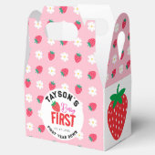 Berry Eerste Verjaardag 1e Verjaardag Aardbei Bedankdoosjes (Geopend)