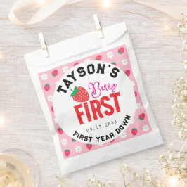 Berry Eerste Verjaardag 1e Verjaardag Aardbei Bedankzakje