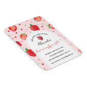 Berry eerste verjaardag, 1e verjaardag feestmeisje magneet (Rechterzijde)