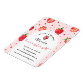 Berry eerste verjaardag, 1e verjaardag feestmeisje magneet (Linkerzijde)