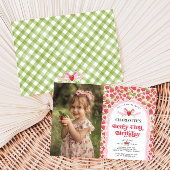 Berry Eerste Verjaardag 1e Verjaardag Foto Kaart