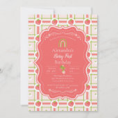 Berry Eerste Verjaardag 1e Verjaardag Kaart (Voorkant)