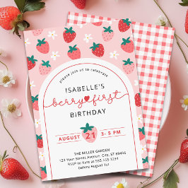 Berry Eerste Verjaardag 1e Verjaardag Kaart